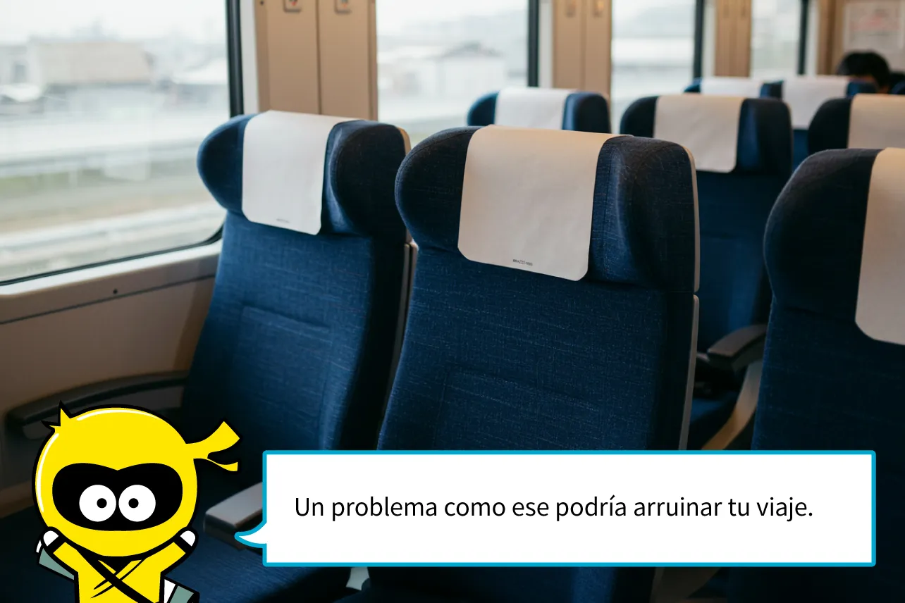 Un problema como ese podría arruinar tu viaje.