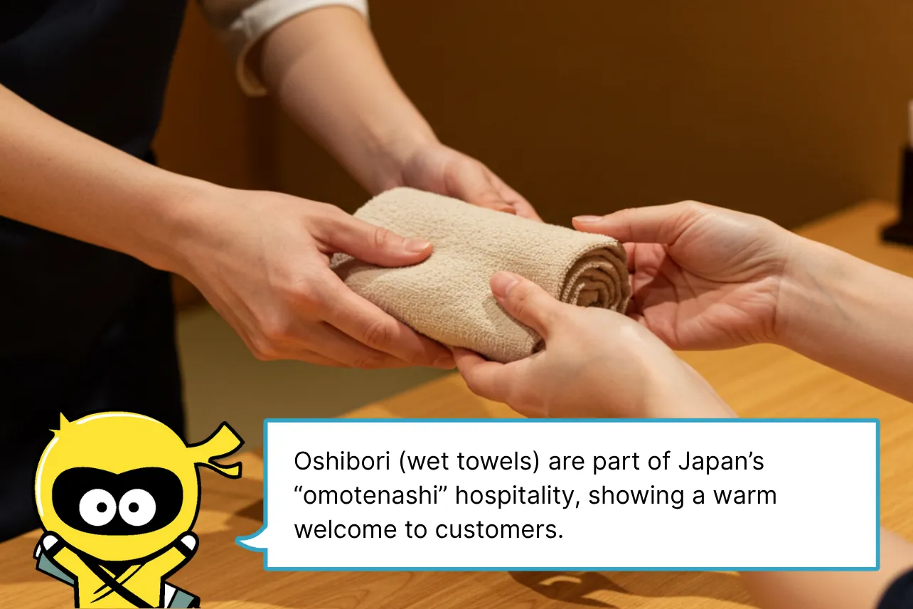 Why Are Oshibori Towels Offered in Japanese Restaurants?