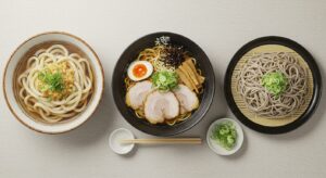 どれが好き？うどん・ラーメン・蕎麦の特徴と日本三大麺の特徴を解説！