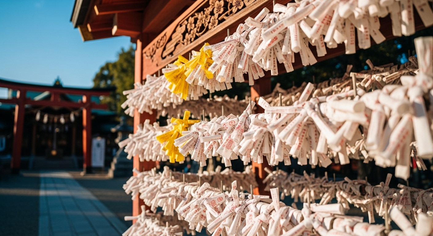 神社でおみくじは引いた後どうする?結ぶの?持ち帰る?