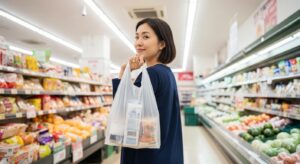 スーパーで“レジ袋ください”を言わないと袋がもらえない仕組み